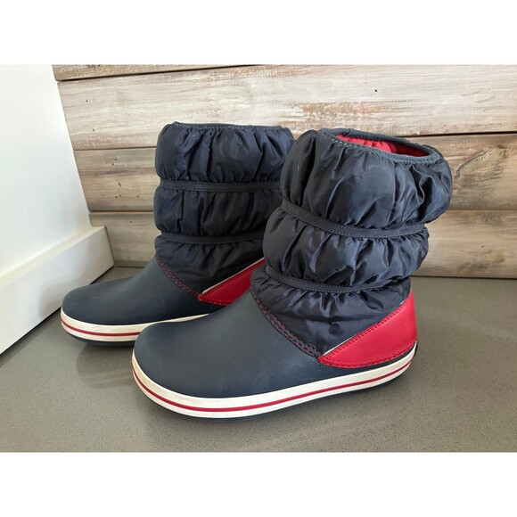 Crocs Kids Crocband Winter Boots Unisex Water Resistant Pull On Shoes Size 6 - Picture 12 of 12